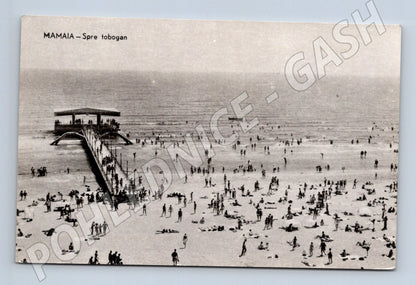 Pohlednice Mamaia pláž tobogán 1962 (M17321)