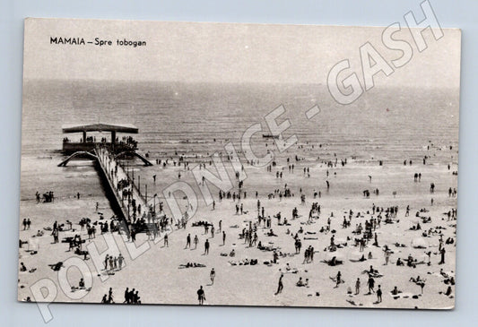 Pohlednice Mamaia pláž tobogán 1962 (M17321)