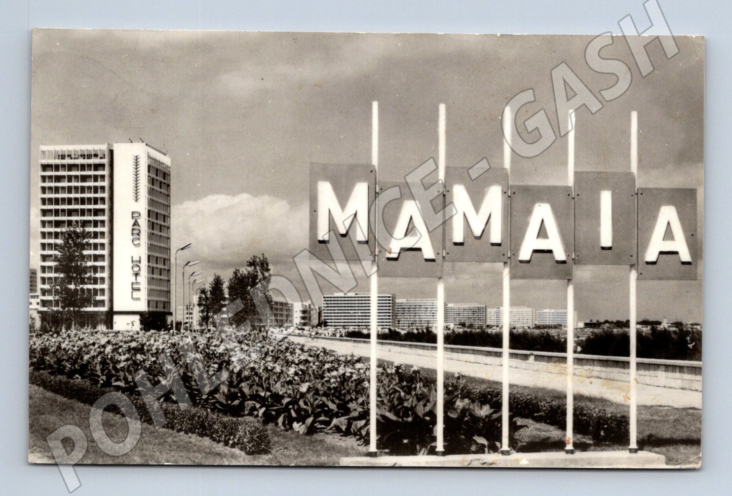 Pohlednice Mamaia hotel Parc čb (M17325)