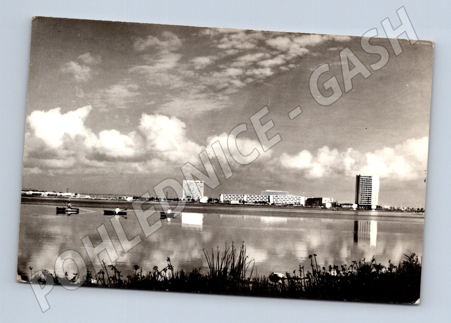 Pohlednice Rumunsko jezero budovy 1968 (M17328)