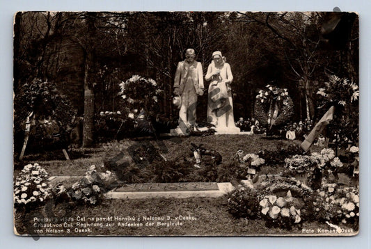 Pohlednice Osek Památník horníkům z Nelsonu III 1935 (M1733)