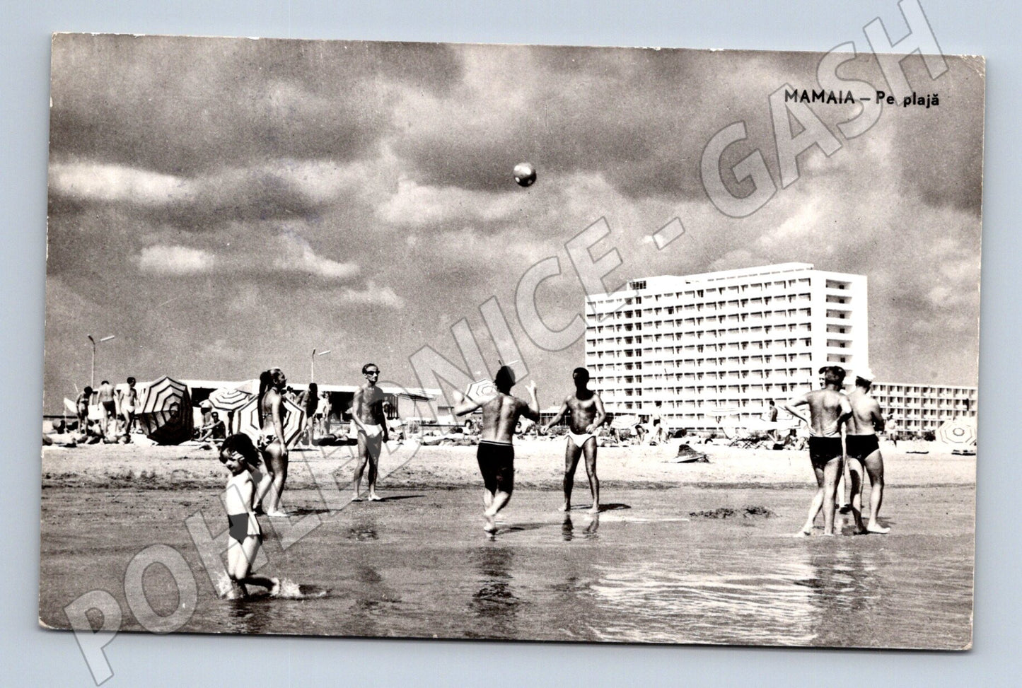 Pohlednice Mamaia pláž hotel 1962 (M17330)