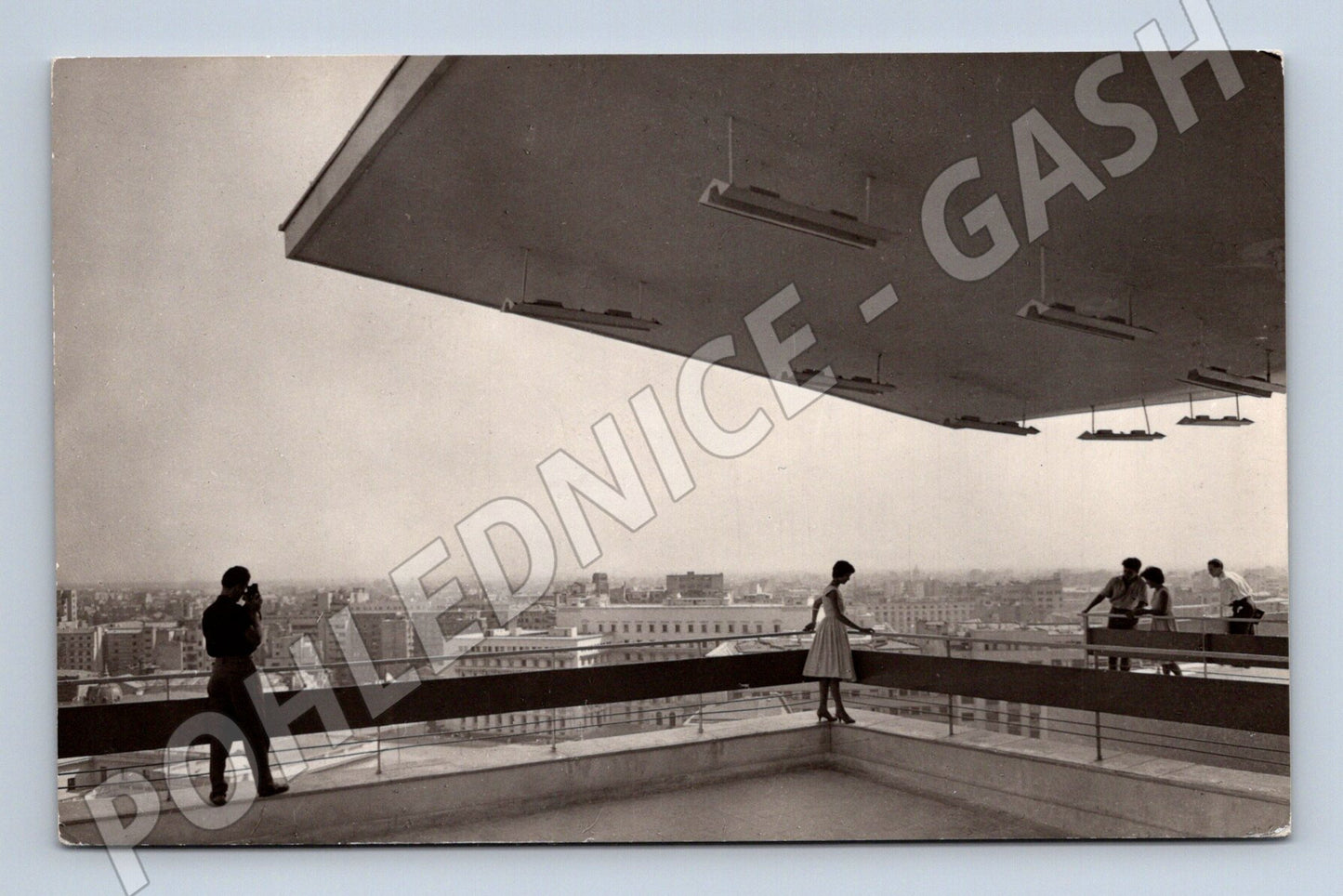 Pohlednice Bukurešť terasa 60 léta (M17341)