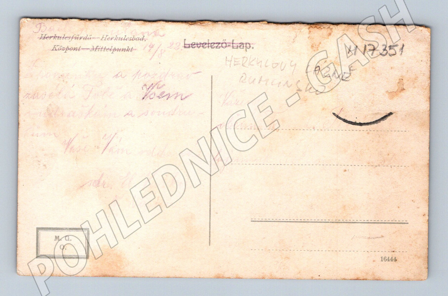 Pohlednice Băile Herculane lázně (M17351)