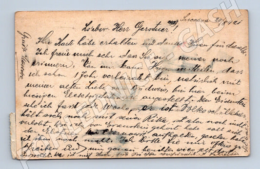 Pohlednice Rumunsko 1921 známky (M17353)