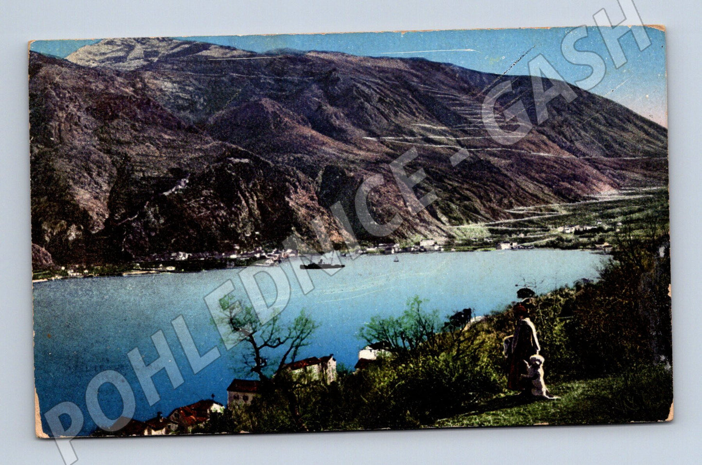 Pohlednice Kotor serpentinová silnice 1911 (M17361)