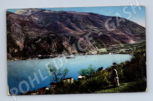 Pohlednice Kotor serpentinová silnice 1911 (M17361)