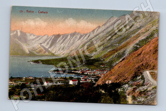 Pohlednice Kotor Cattaro kolorovaná (M17368)