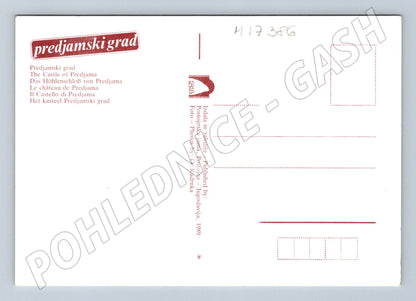 Pohlednice Predjamski grad hrad ve skále 1989 (M17386)