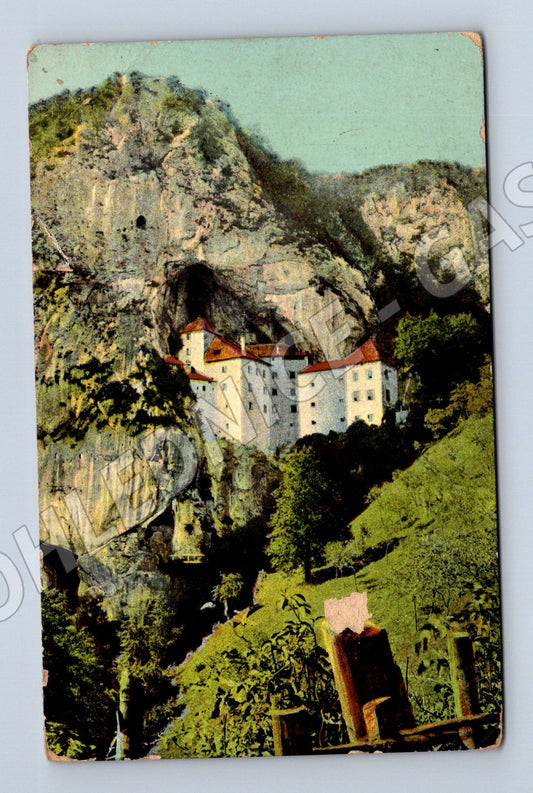 Pohlednice Predjama Luegg skalní hrad 1915 (M17390)