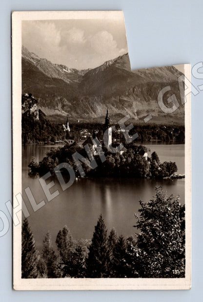 Pohlednice Bled Begunjščica poškozená (M17391)