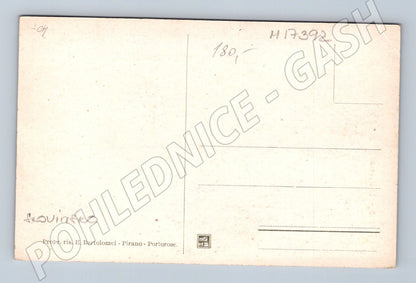 Pohlednice Piran Il Duomo sepia E Bartolomei (M17392)