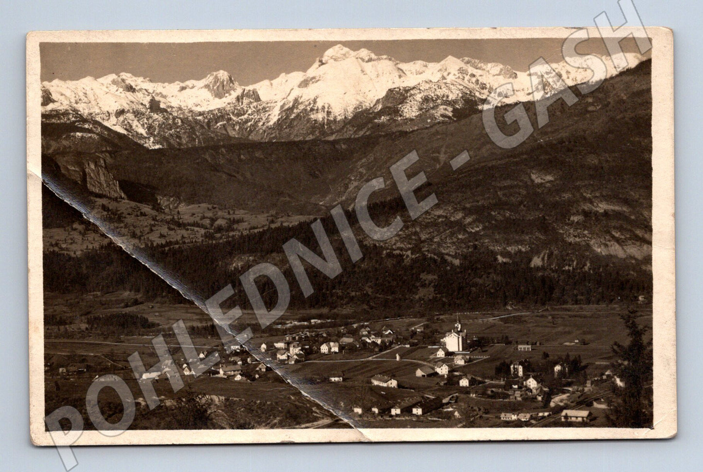 Pohlednice Rakousko alpská krajina 1924 (M17395)