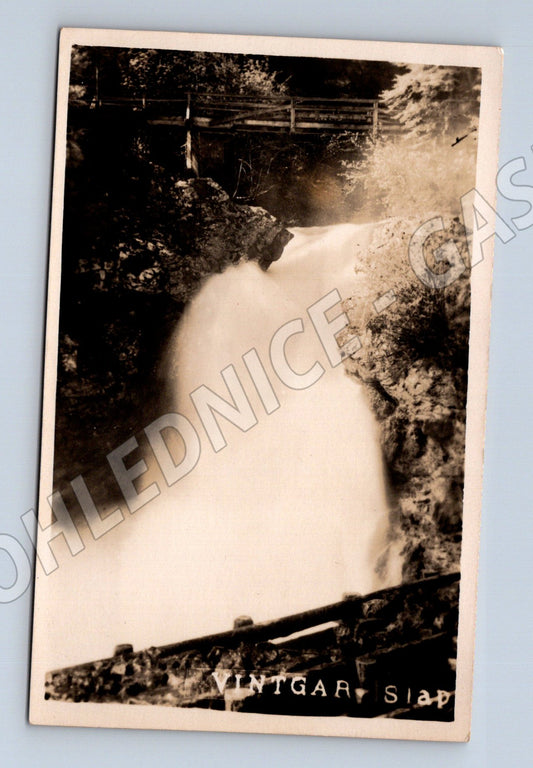 Pohlednice Vintgar černobílá nepoužitá (M17397)