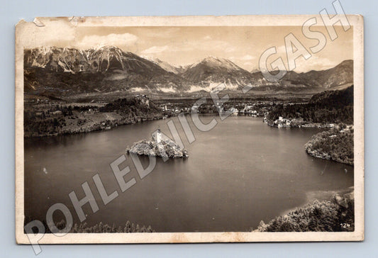 Pohlednice Bled a Karavanky Slovinsko prošlá (M17400)