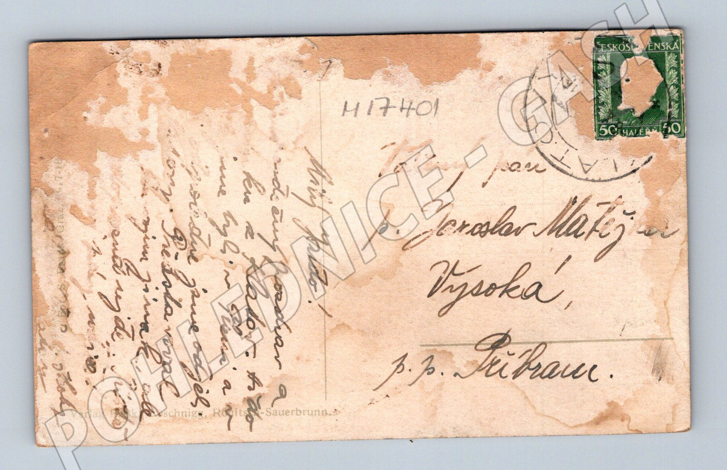 Pohlednice Rohitsch Sauerbrunn Donati Quelle (M17401)