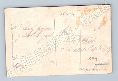 Pohlednice Pirano přístav lodě Jadran kolem 1915 (M17404)