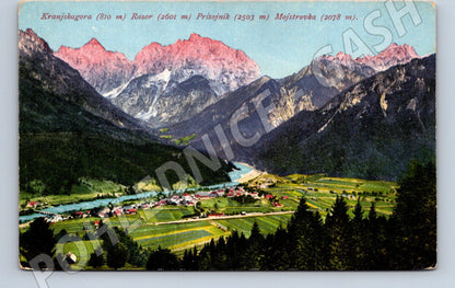 Pohlednice Kranjska Gora Alpy 1923 (M17405)