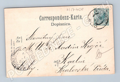 Pohlednice Bledské jezero Slovinsko cca 1900 (M17408)