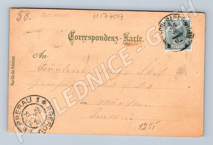 Pohlednice Röhrisch Kauerbrunn Přerov 1898 (M17409)