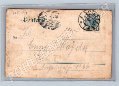 Pohlednice Celje Cilli děti v krojích 1908 (M17411)