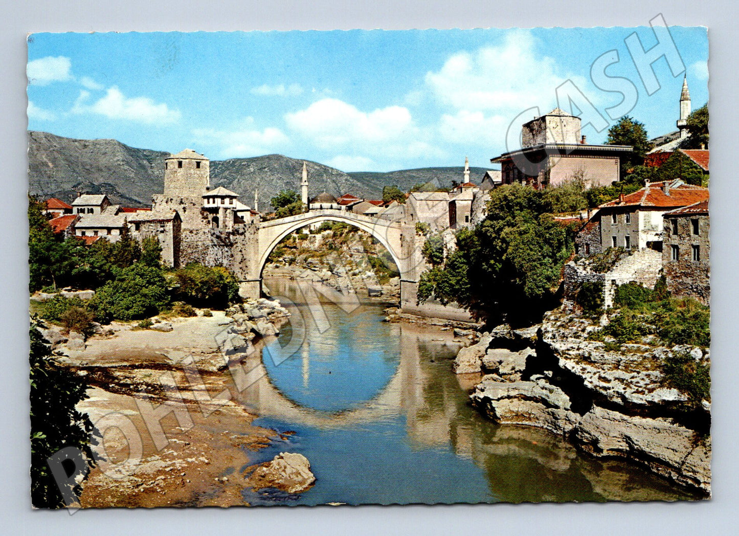 Pohlednice Mostar Starý most přes Neretvu (M17413)
