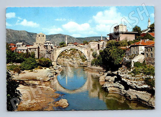 Pohlednice Mostar Starý most přes Neretvu (M17413)