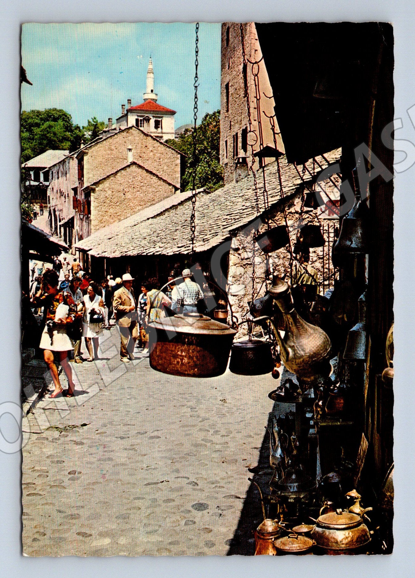 Pohlednice Mostar Kujundžiluk tržiště stará část (M17416)