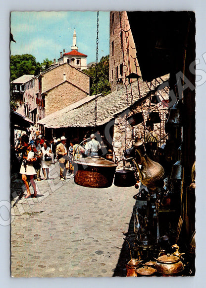 Pohlednice Mostar Kujundžiluk tržiště stará část (M17416)