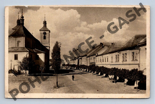 Pohlednice Chrast u Chrudimi náměstí (M1743)