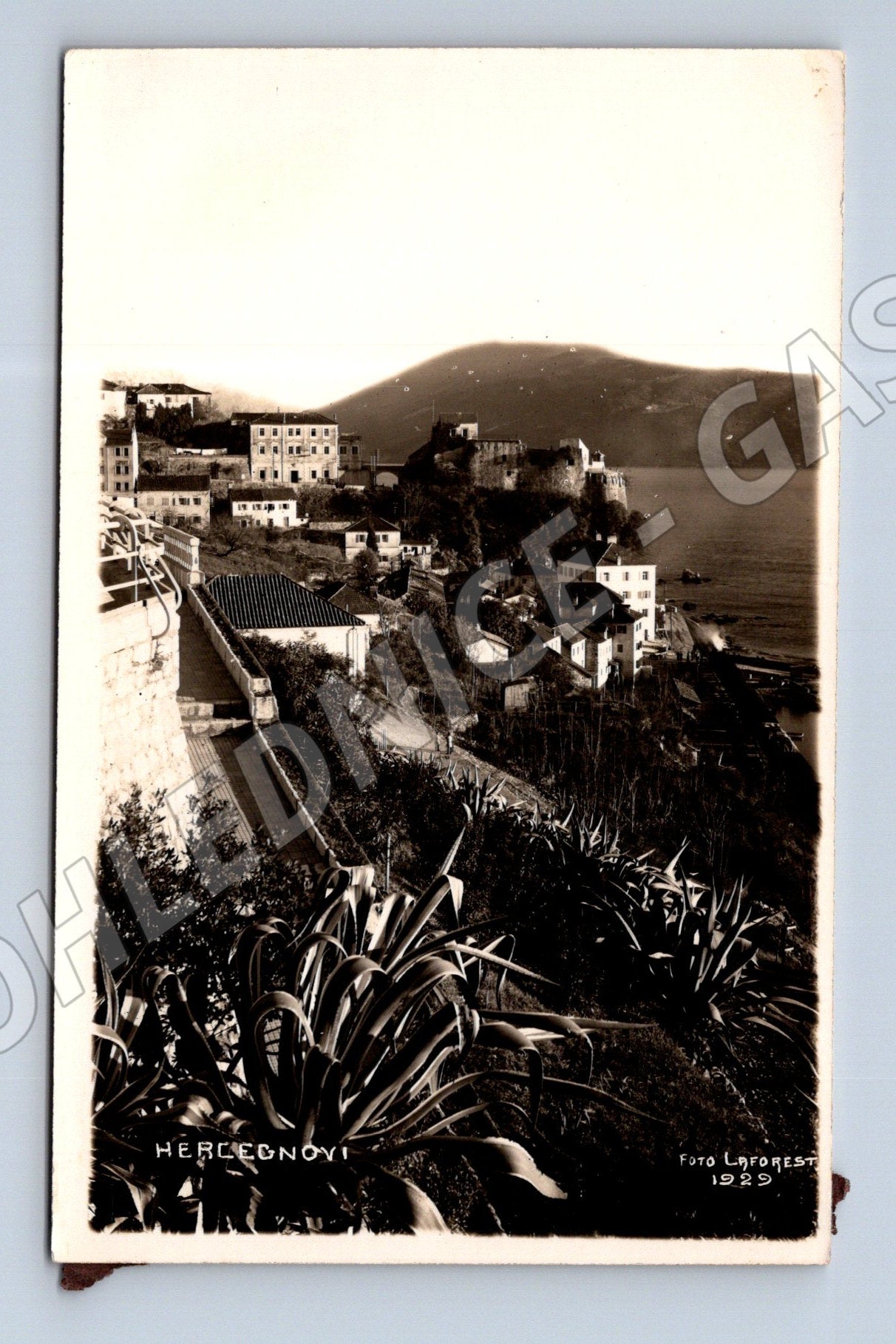 Pohlednice středomořské město Foto L Tortesi 1929 (M17434)