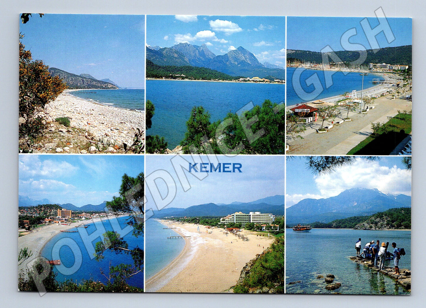 Pohlednice Kemer Antalya Turecko moře pláže (M17439)