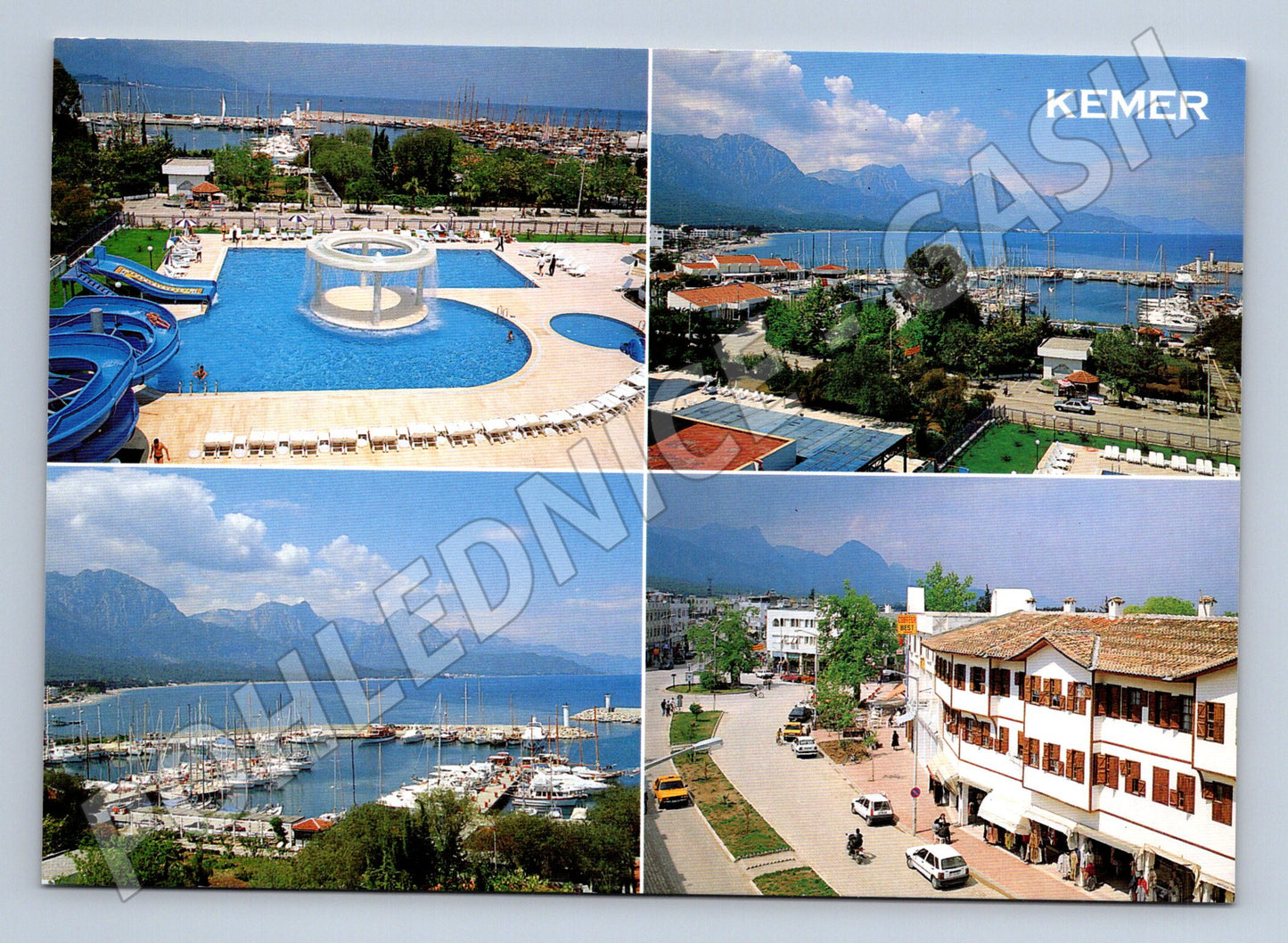 Pohlednice Kemer Antalya hotel marina město (M17440)
