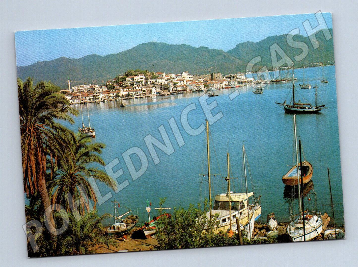 Pohlednice Marmaris přístav lodě 1984 Turecko (M17441)