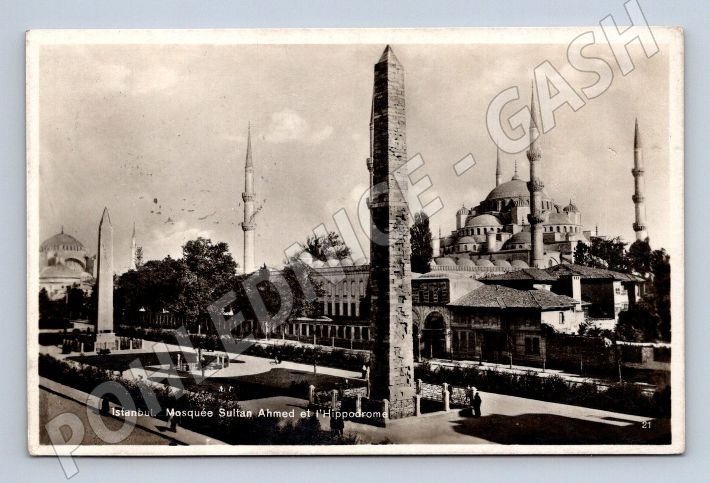 Pohlednice Istanbul Modrá mešita Hipodrom 1933 (M17444)