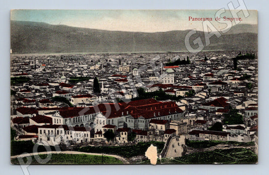 Pohlednice Panorama Smyrne Izmir stará (M17448)