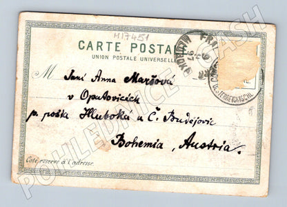 Pohlednice Constantinople Istanbul 1897 ilustrace (M17451)