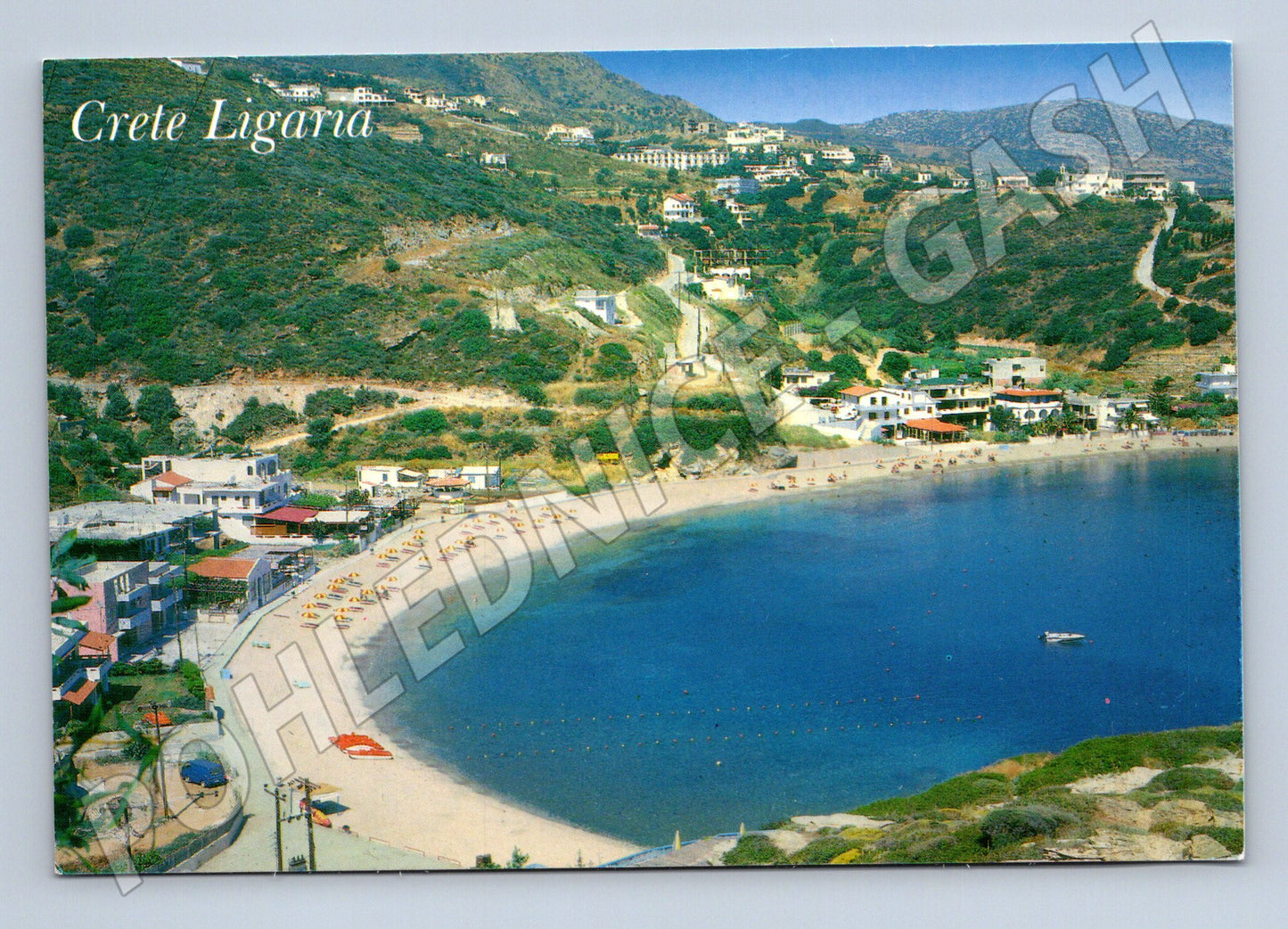 Pohlednice Kréta Ligaria pláž nepoužitá (M17459)