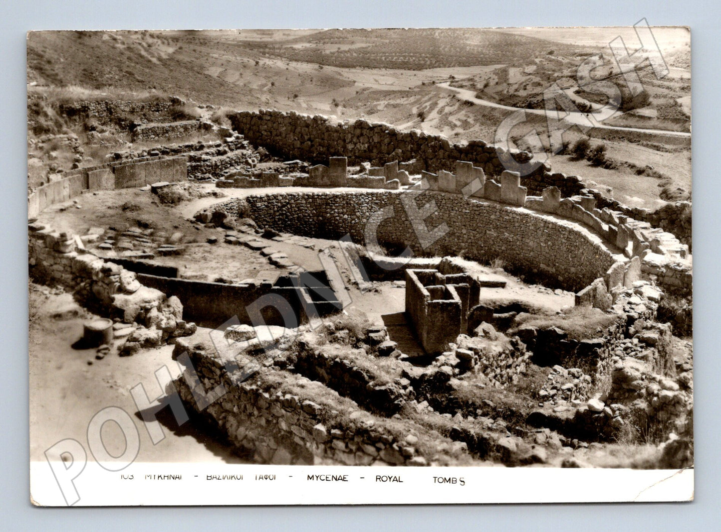 Pohlednice Mykény královská hrobka historická (M17461)