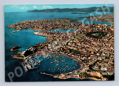 Pohlednice Pireus přístav letecký pohled Řecko (M17481)
