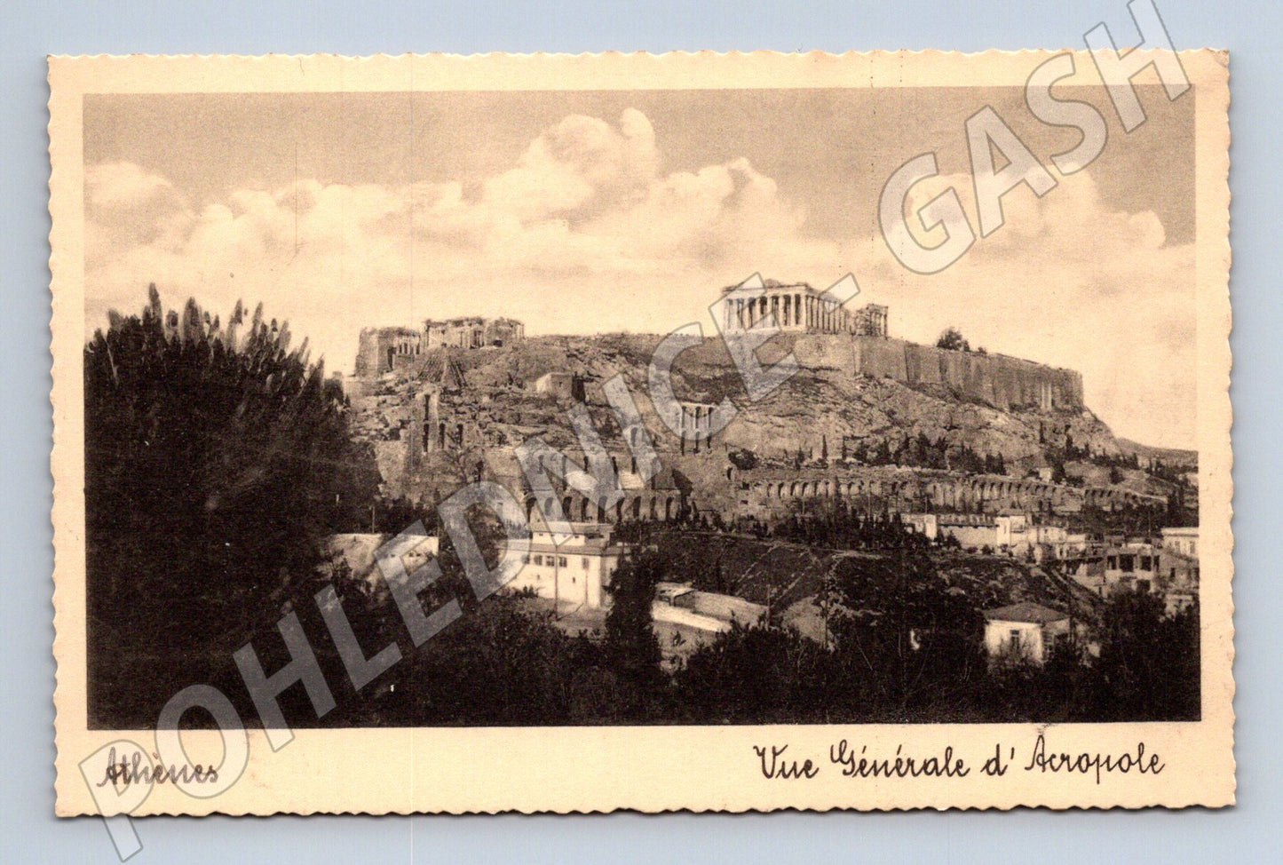 Pohlednice Atény Akropole historická Řecko (M17482)