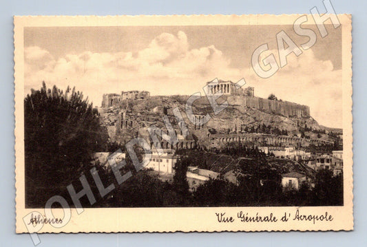Pohlednice Atény Akropole historická Řecko (M17482)