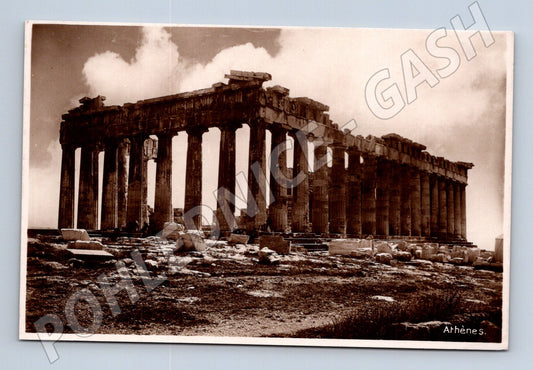 Pohlednice Atény Parthenon stará neprošlá Řecko (M17487)