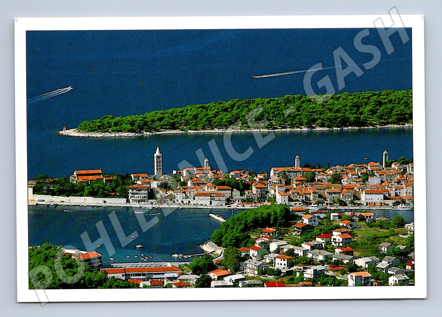 Pohlednice ostrov Rab Chorvatsko město 1997 (M17488)