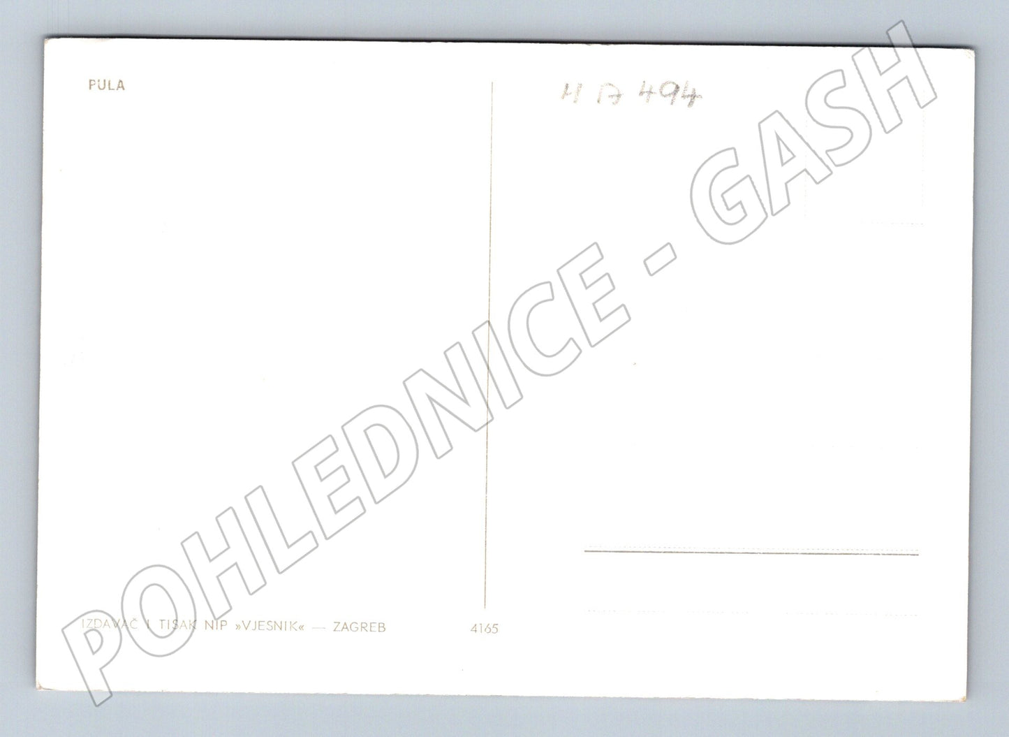 Pohlednice Pula amfiteátr letecký pohled Chorvatsko (M17494)