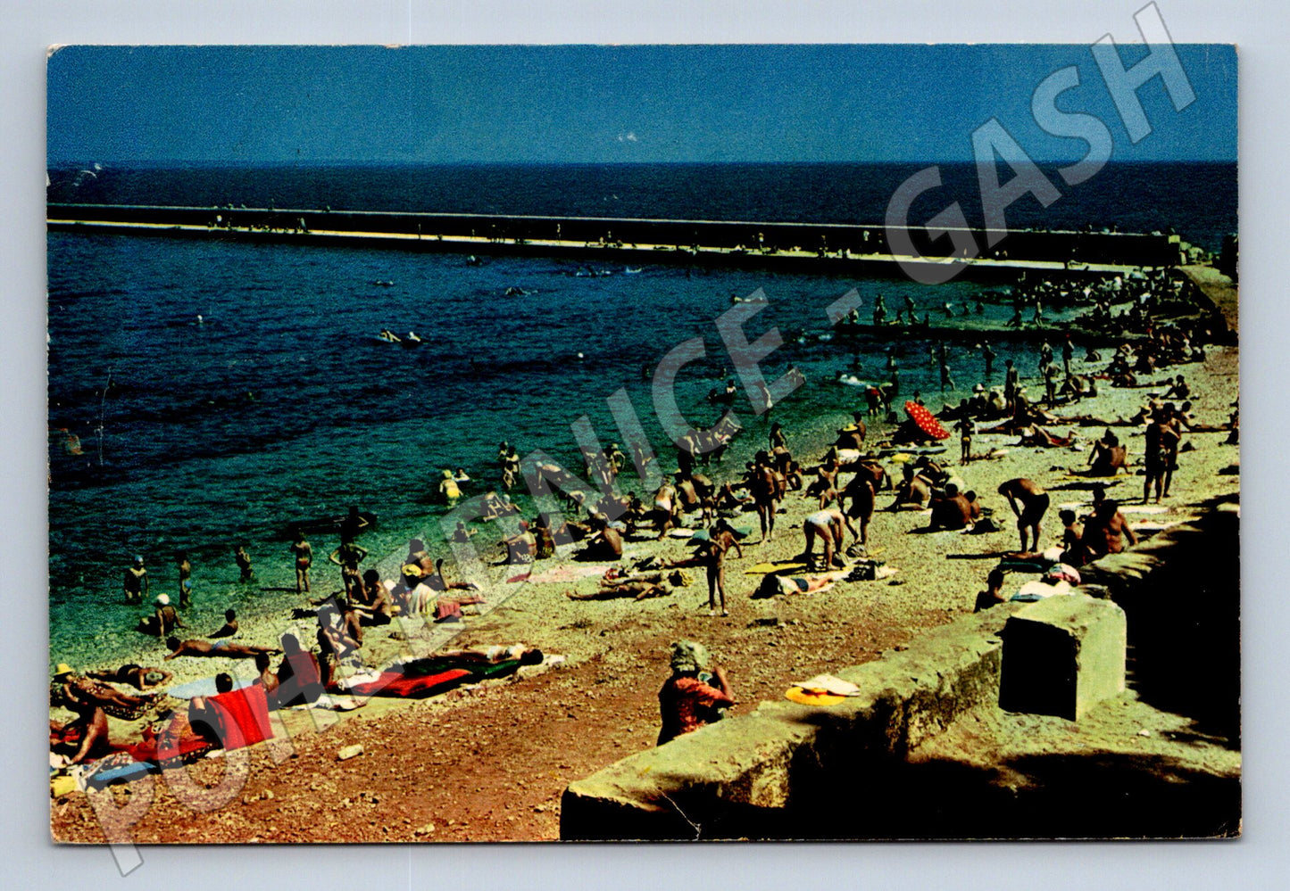 Pohlednice Veli Lošinj pláž do ČSSR Jugoslávie (M17499)