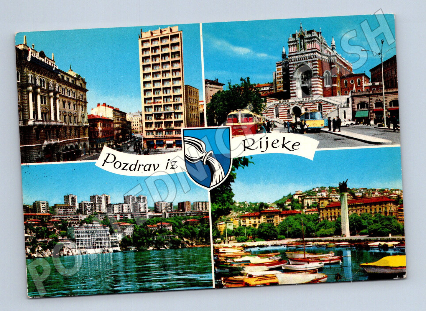 Pohlednice Rijeka Jugoslávie více motivů do ČSSR (M17505)