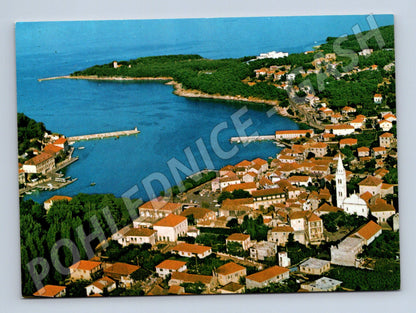 Pohlednice Jelsa Hvar letecký pohled Chorvatsko (M17510)