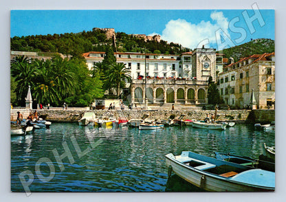 Pohlednice Hvar přístav radnice pevnost Chorvatsko (M17515)