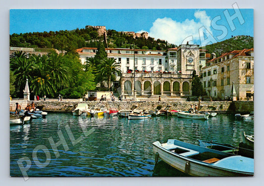 Pohlednice Hvar přístav radnice pevnost Chorvatsko (M17515)
